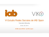 VI Estudio Redes Sociales IAB Spain...